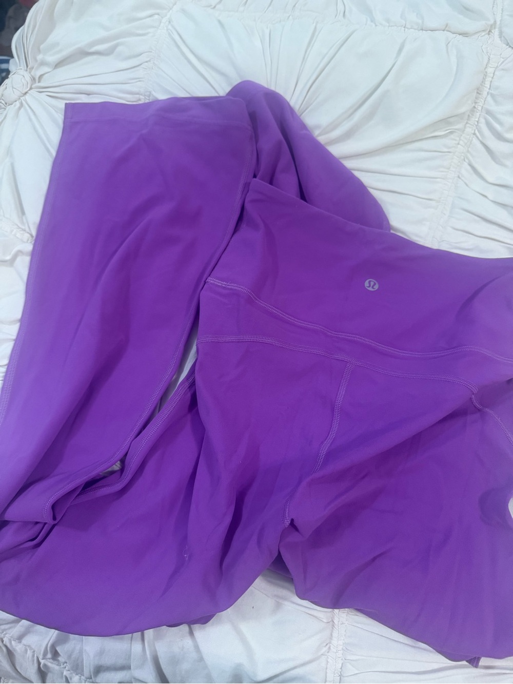 Lululemon Purple Athletic Flare Leggings